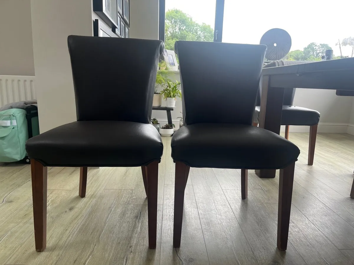 A Pair of Dining chairs - Image 2