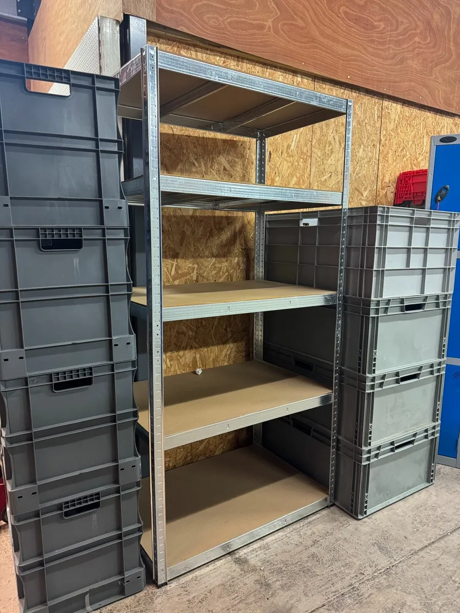 4 teir galvanised shelving - Image 3
