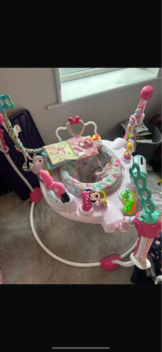 Minnie Mouse baby jumper / activity centre - Image 1