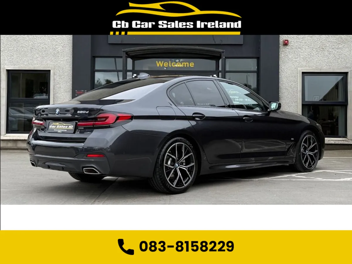 BMW 5-Series 2.0 520d MHT M Sport Saloon 4dr Diese - Image 3