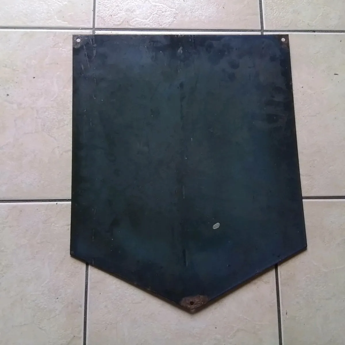 ANTIQUE ENAMEL SIGN - Image 2