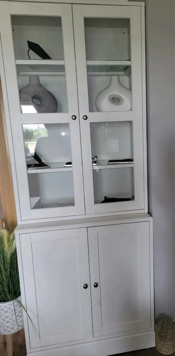 2 havsta white wash cabinets - Image 4