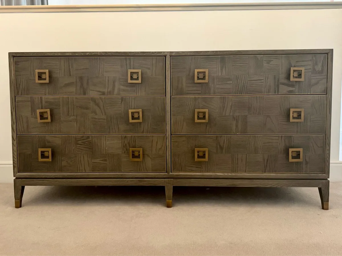 Astor Squares Large Boho Chest of Drawers - Image 1