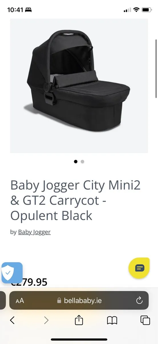 Cot plus adapters for Baby Jogger - Image 2