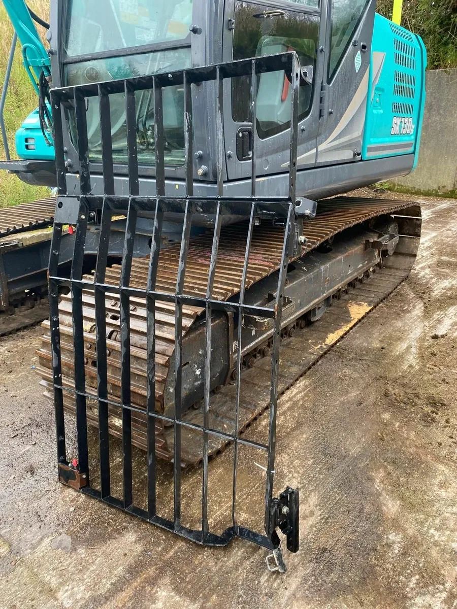 Kobelco Excavator Window Guards - Image 3