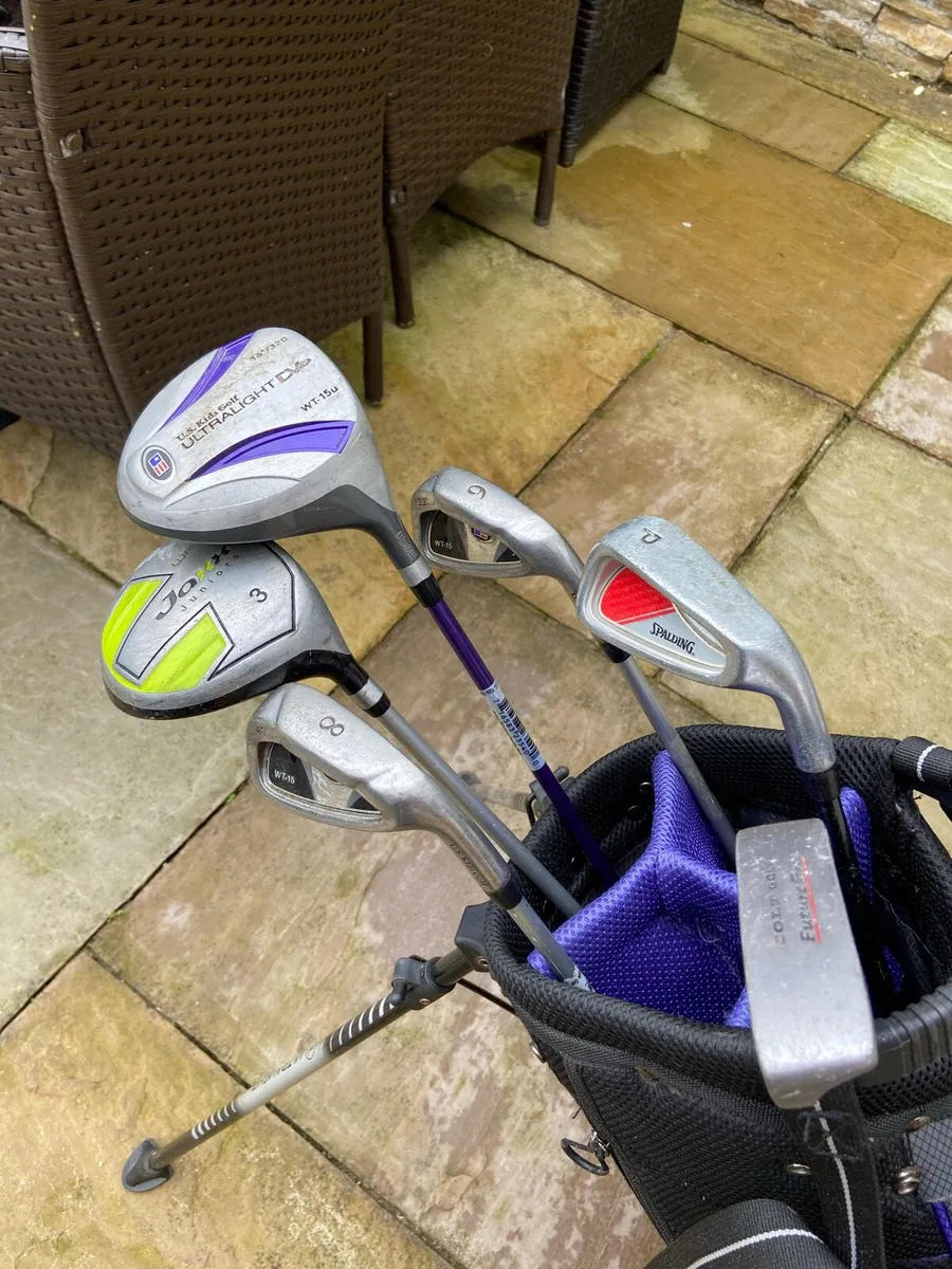 Junior.   Golf. Clubs.   &.  Bag - Image 2