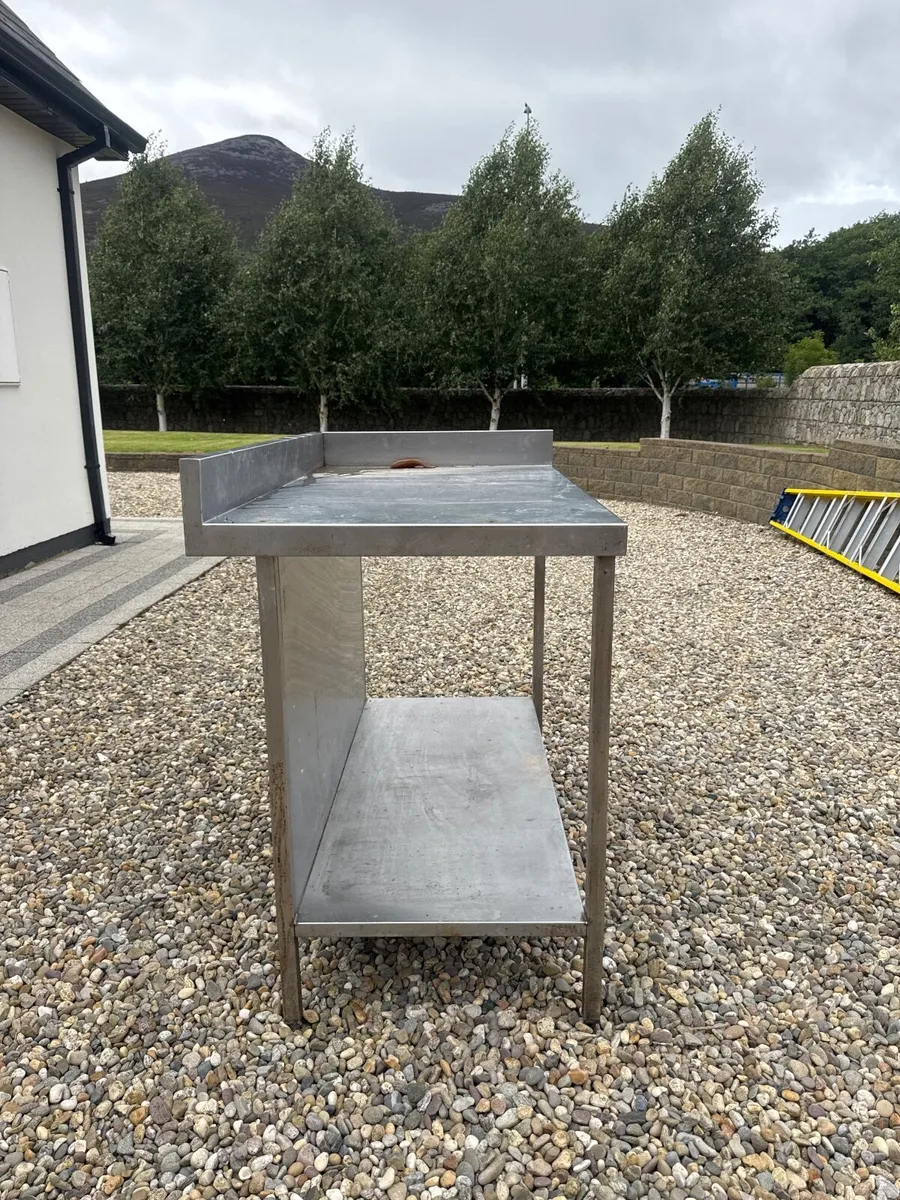 3 stainless steel tables - Image 2