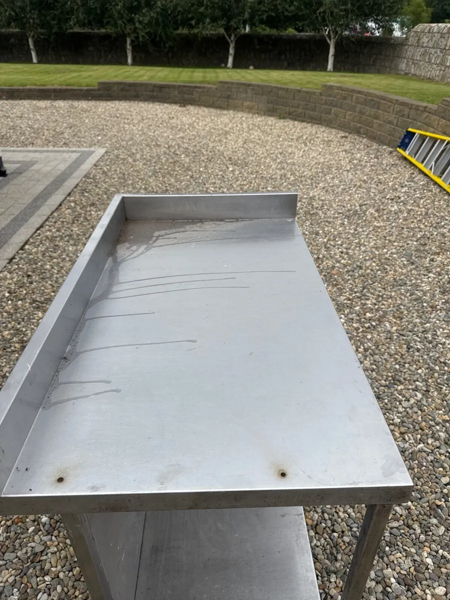 3 stainless steel tables - Image 3