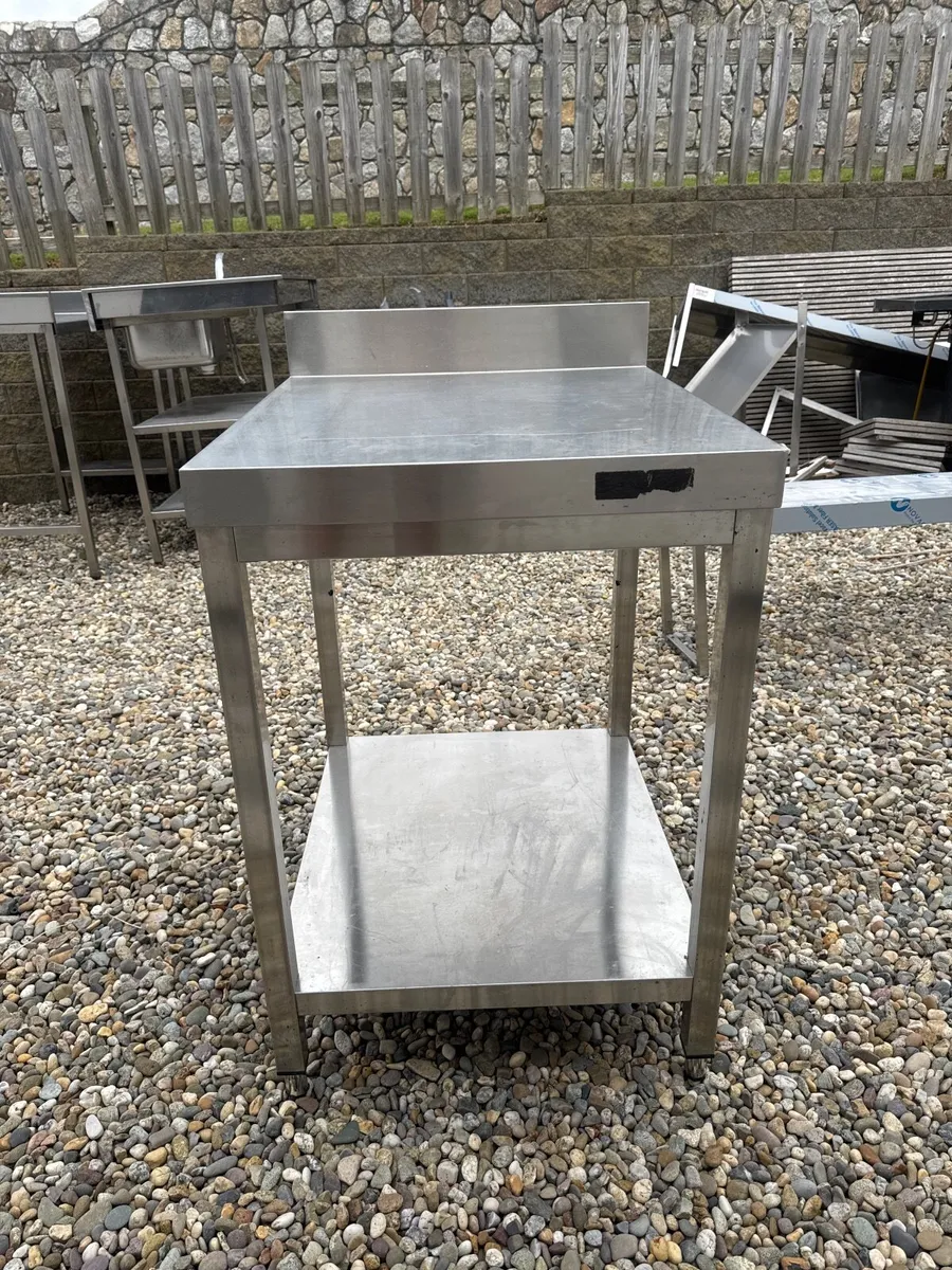 3 stainless steel tables - Image 4