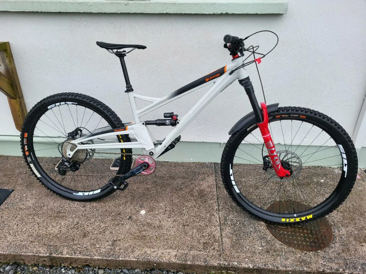 Orange stage 6 twin suspension mountain bike - Image 3