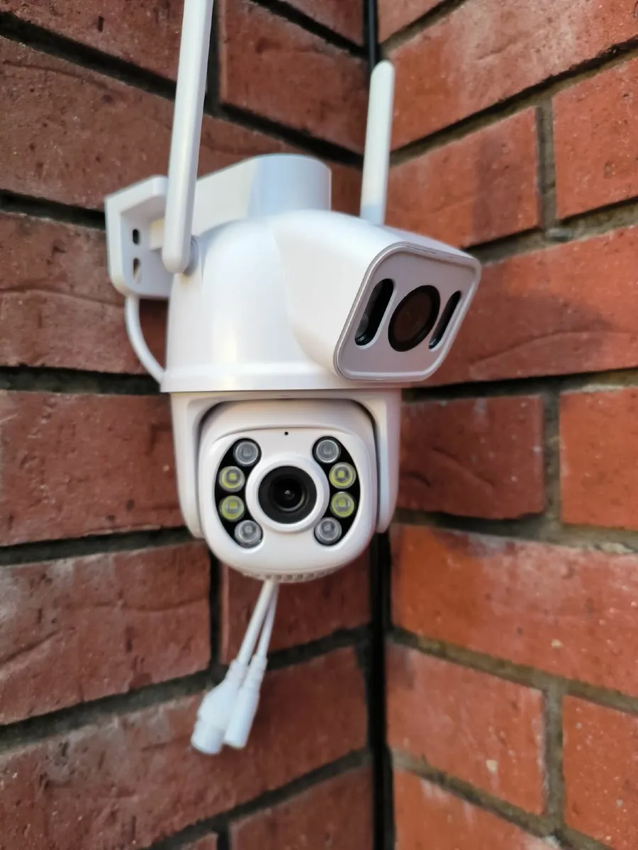 8MP 4K WiFi Dual Lens PTZ Outdoor Security Camera - Image 1