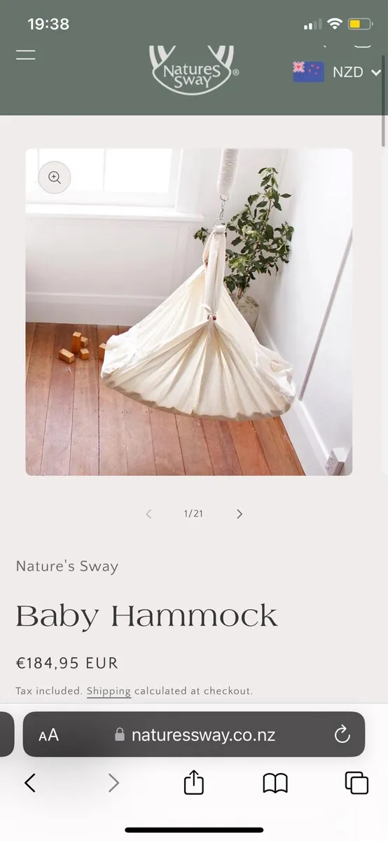 Nature Sway Baby Hammock - Image 1