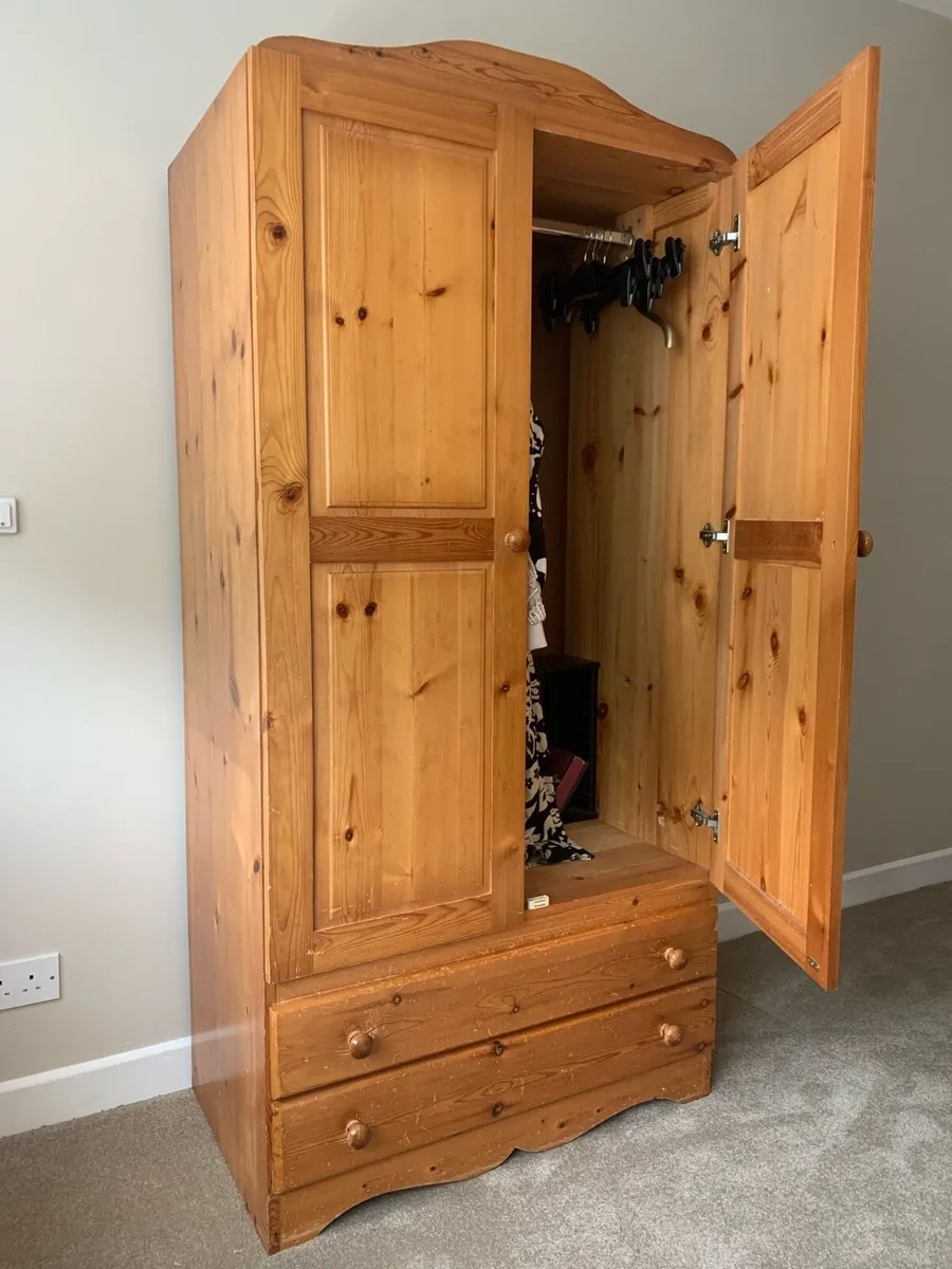 Pine wardrobe - Image 2