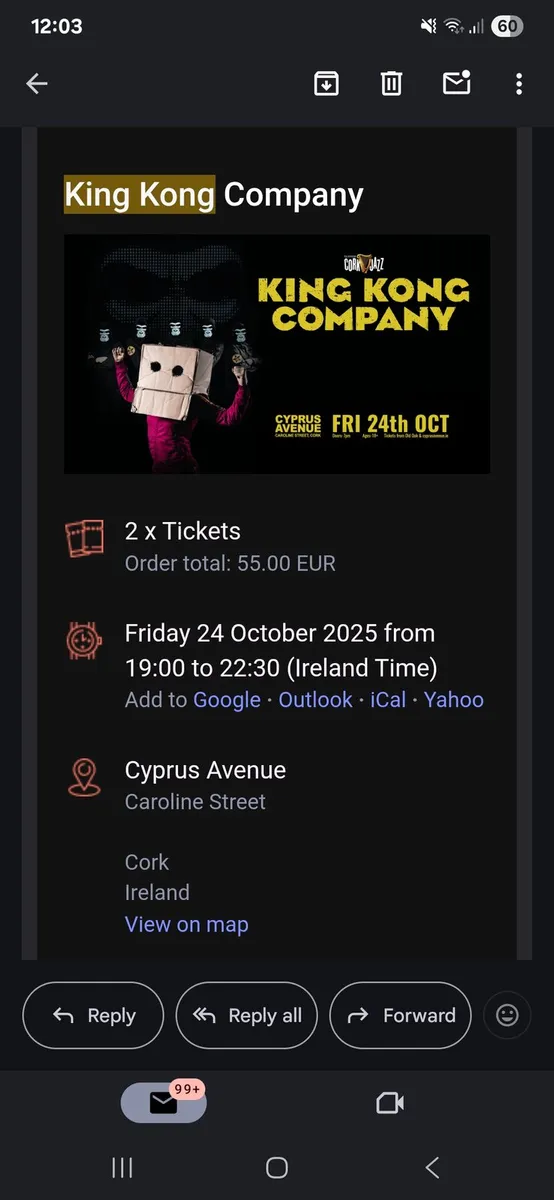 King Kong Compay Tickets