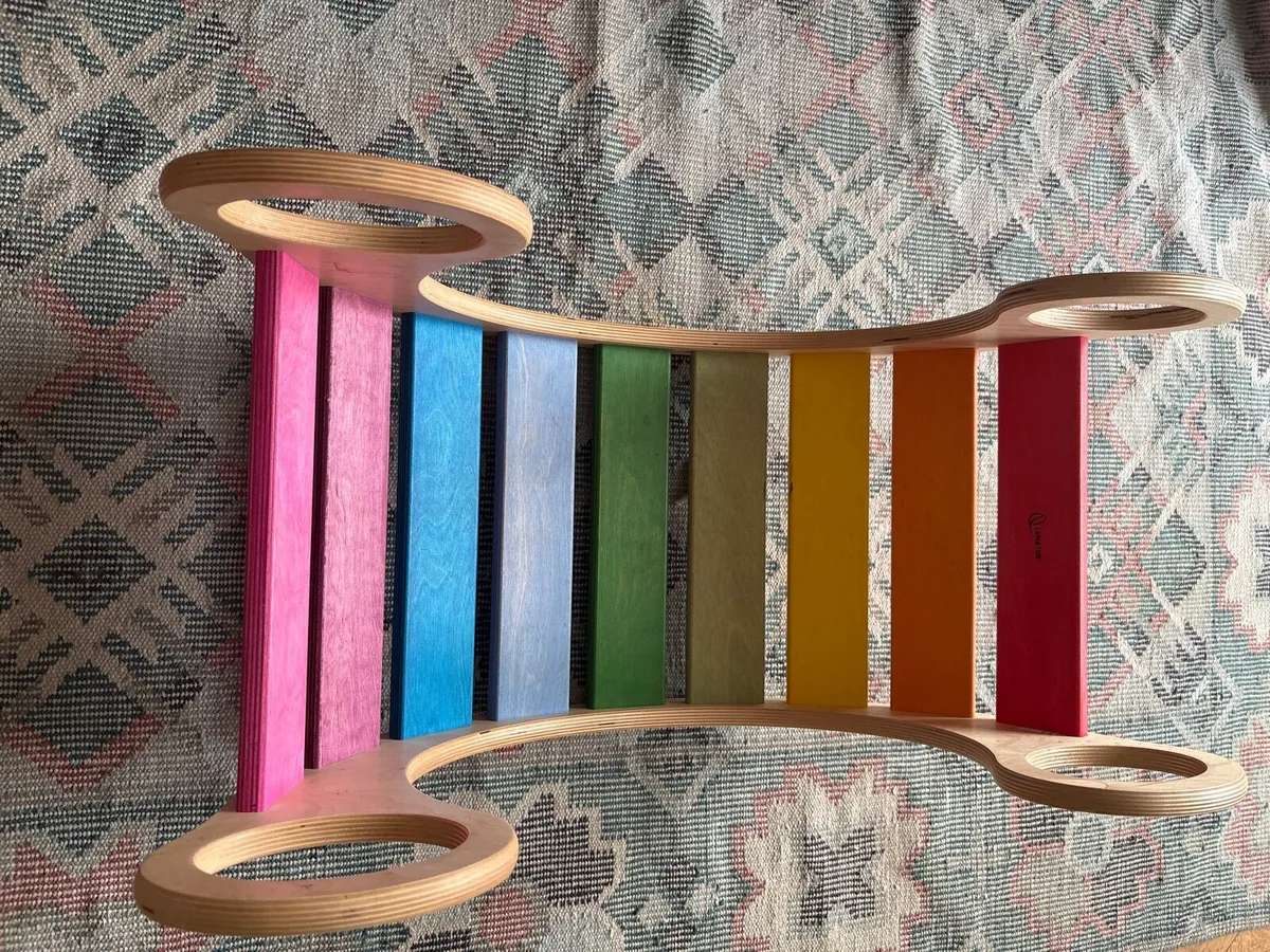 Montessori Rainbow Rocker by Lunatur - Image 1