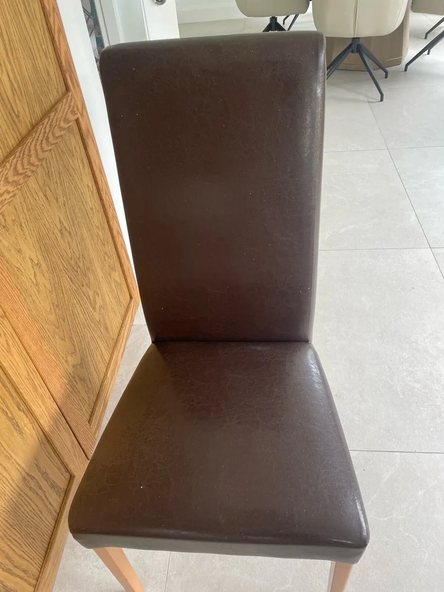 Leather Dining chairs - Image 3