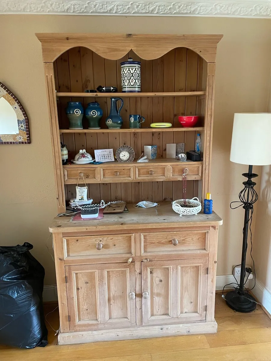 Handmade solid pine dresser