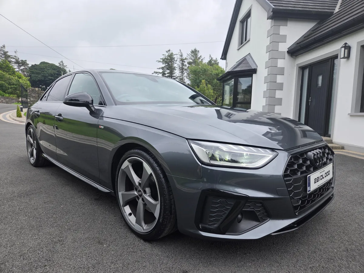 2022 AUDI A4 SLINE 2.0TDI 190BHP BLACK EDITION - Image 1