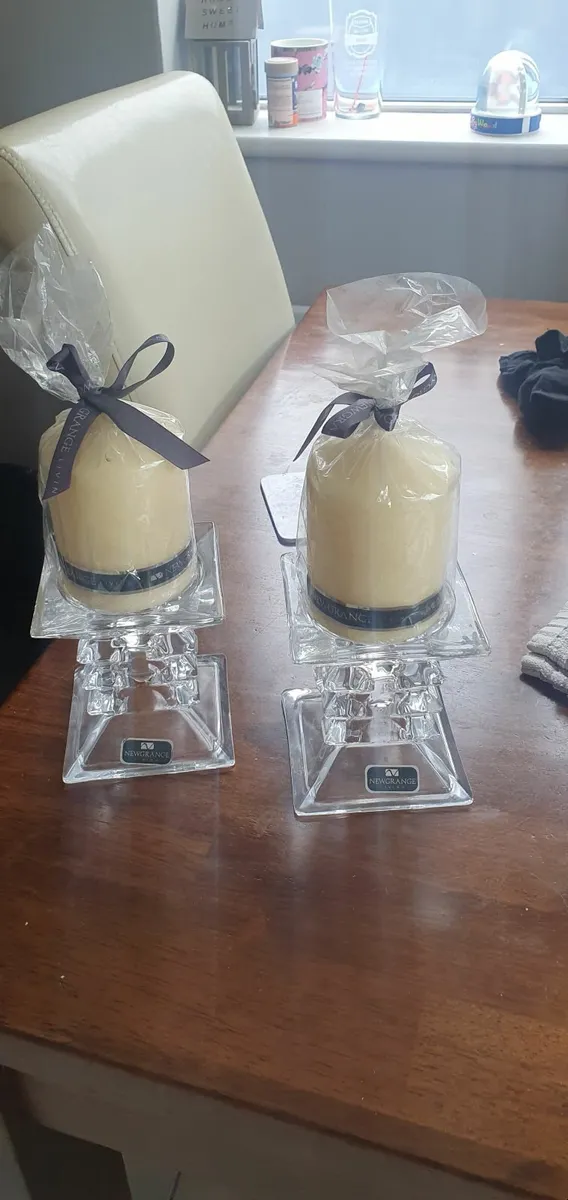 Candles and holders - Image 1
