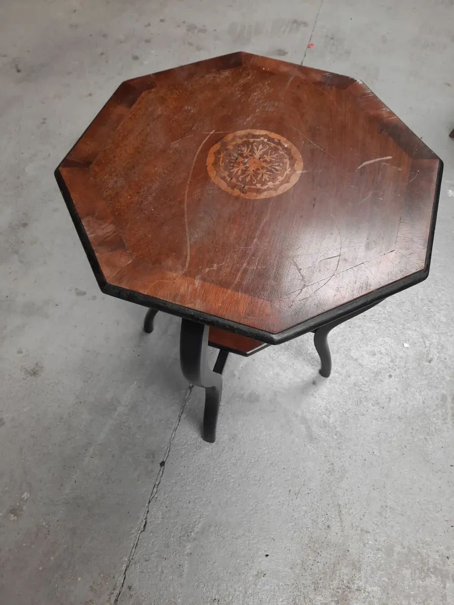 Vintage OCTAGONAL Table - Image 2