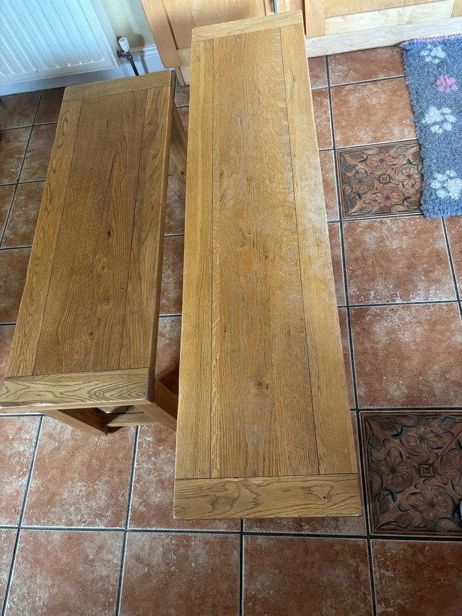 Benches Chunky Oak - Image 3