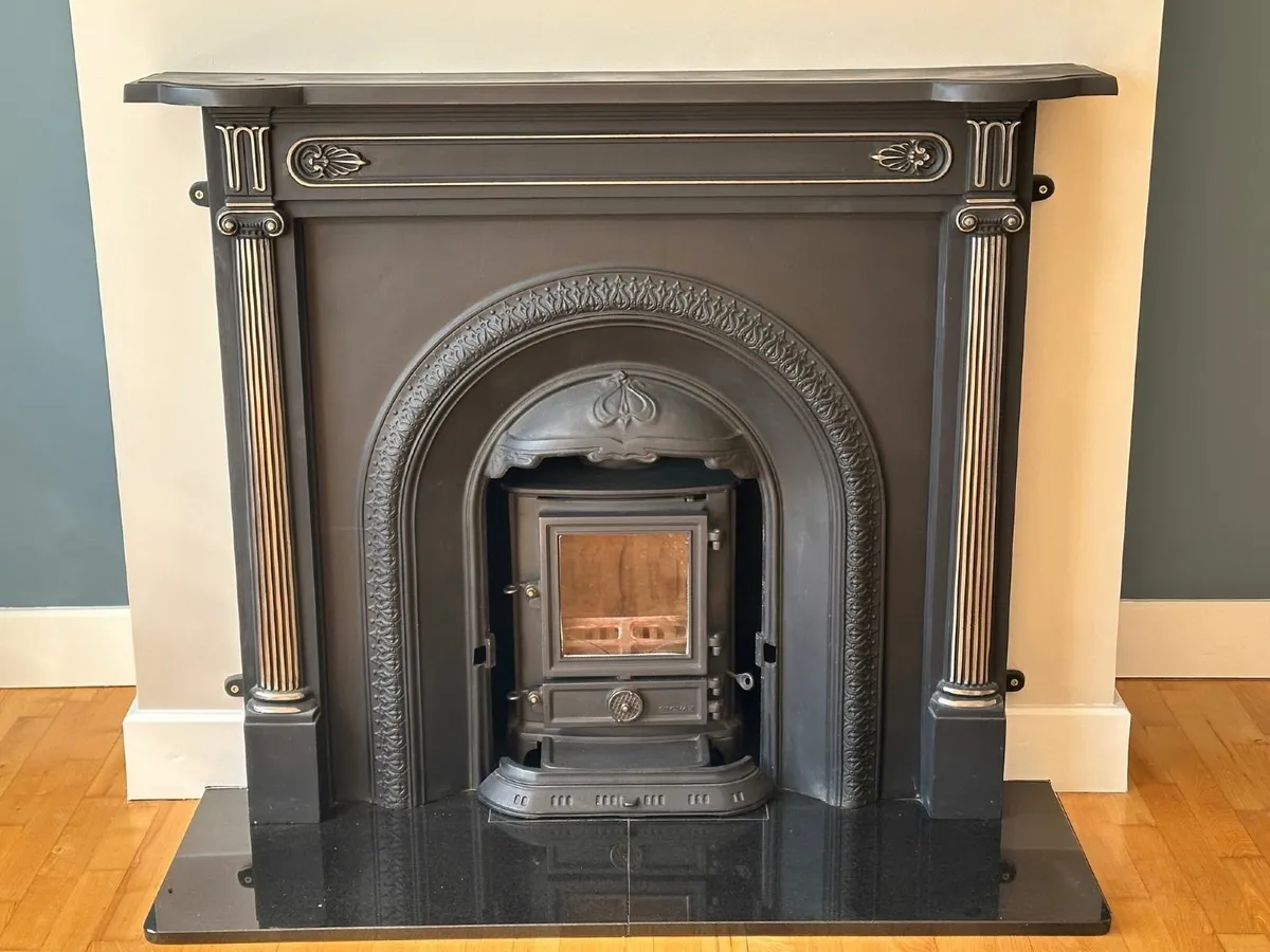 CAST IRON FIREPLACE