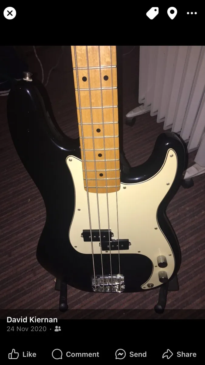 Fender precision bass guitar - Image 1