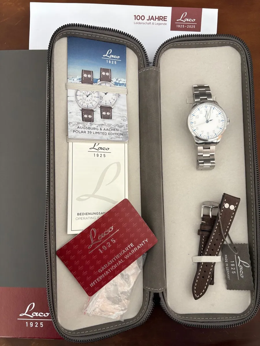Limited Edition Laco Augsburg 39mm Polar - Image 1