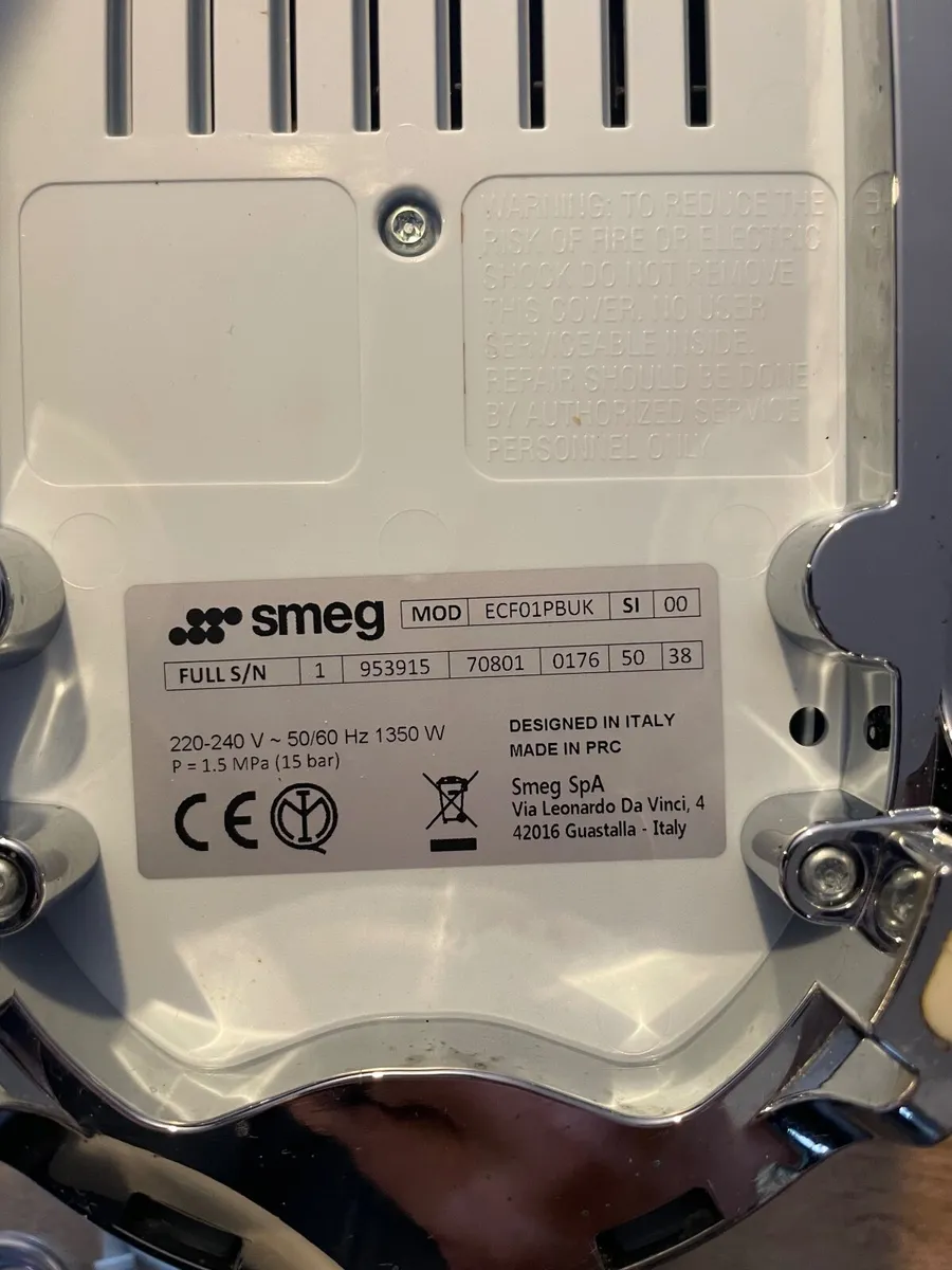 Smeg Espresso Machine - Image 4