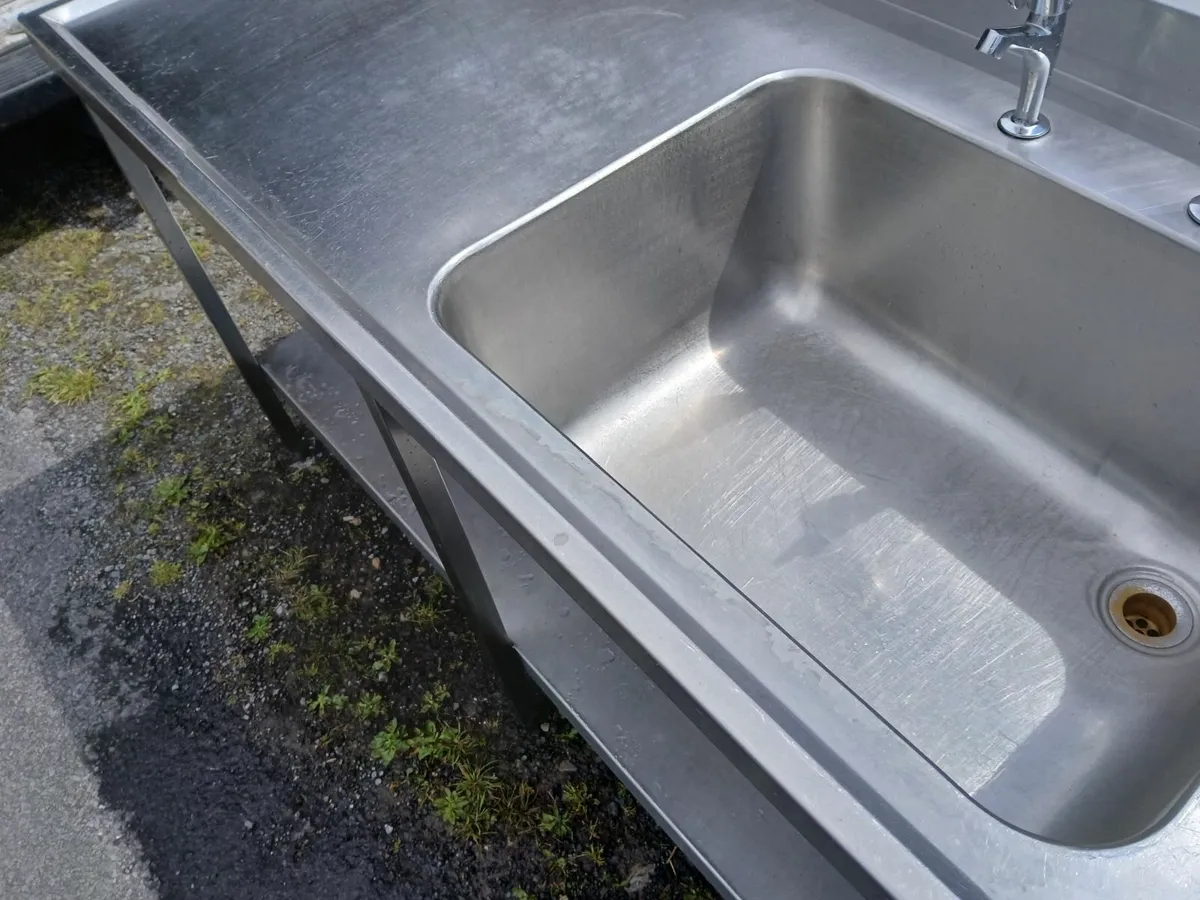 Stainless steel cabbinet sink unit complete delive - Image 1