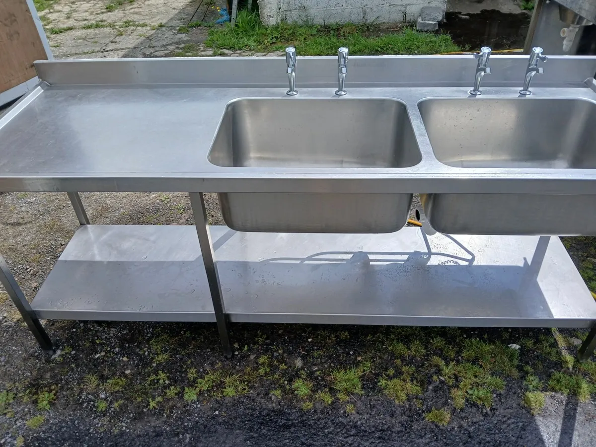 Stainless steel cabbinet sink unit complete delive - Image 2