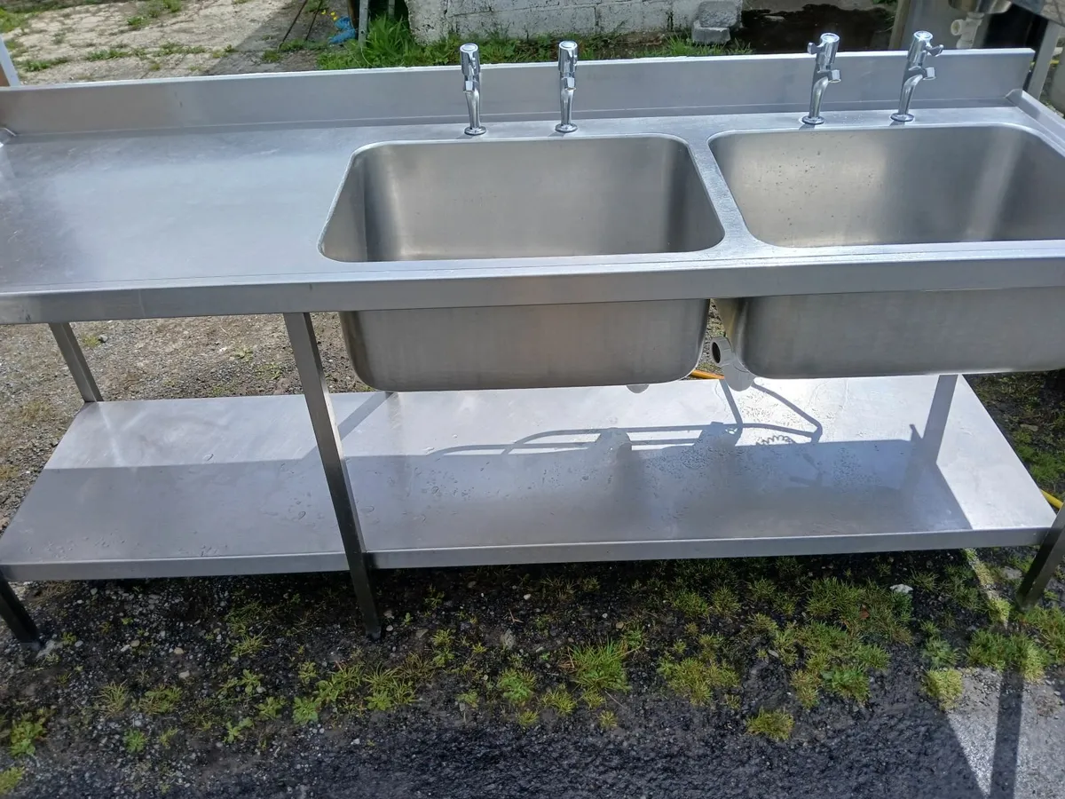 Stainless steel cabbinet sink unit complete delive - Image 3