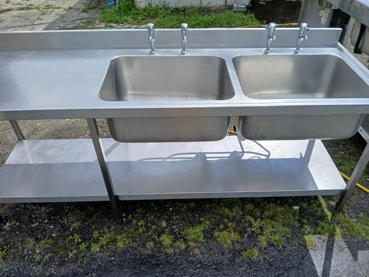 Stainless steel cabbinet sink unit complete delive - Image 4