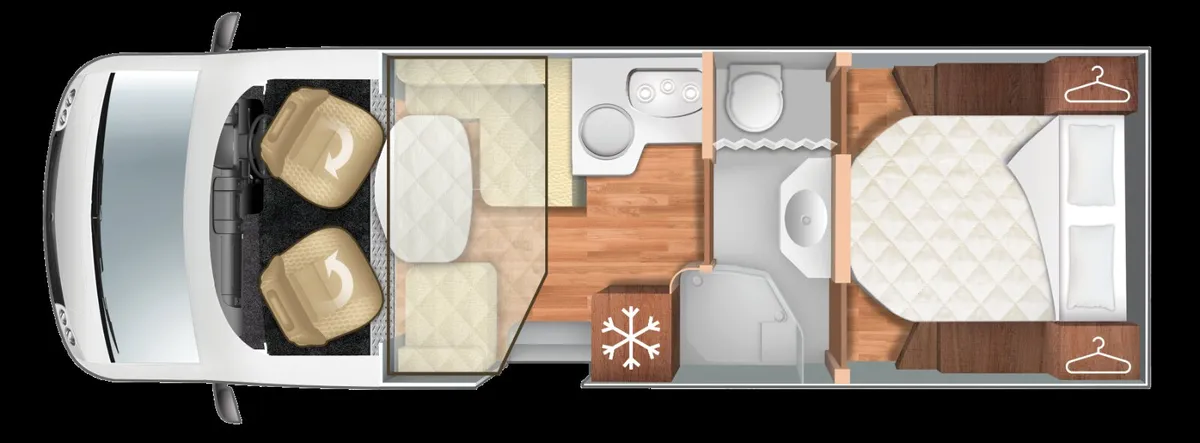 New AUTOMATIC 4 berth Island Bed Motorhome - Image 2