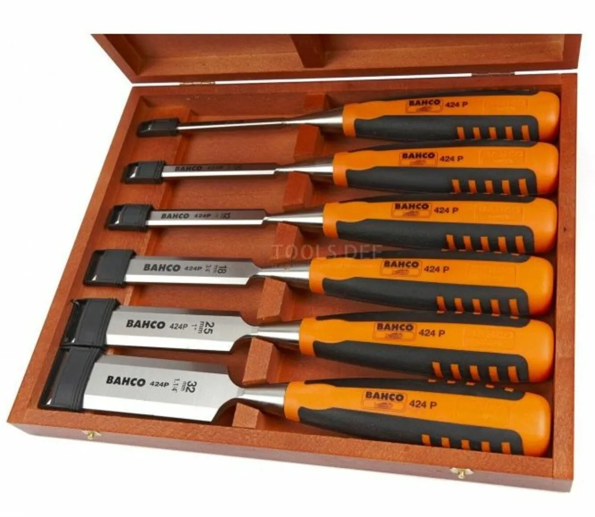 Bahco 424P-S6 Bevel Edge Chisel Set of 6 In box - Image 1