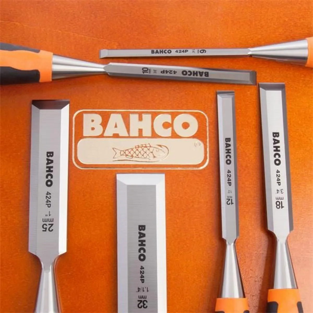 Bahco 424P-S6 Bevel Edge Chisel Set of 6 In box - Image 3