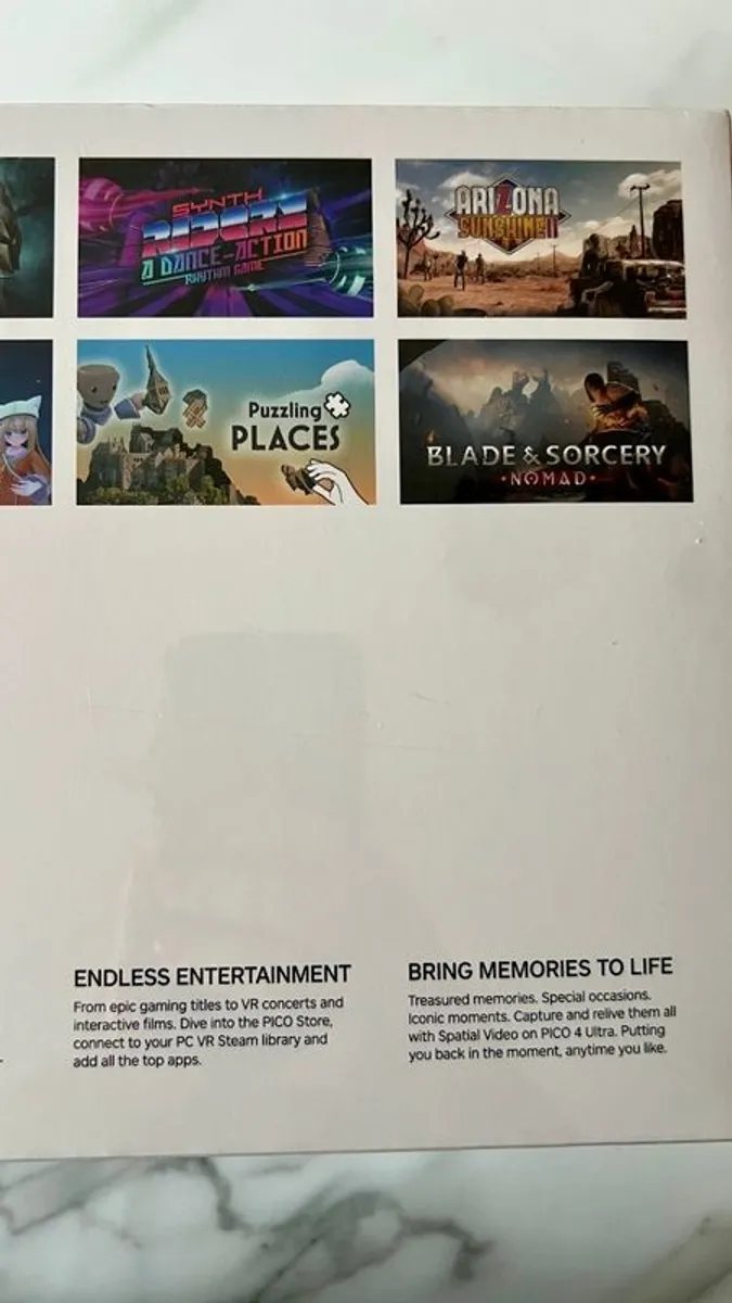 Brand New PICO 4 Ultra VR Headset 12GB RAM, 256GB Storage. Brand New, Wi-Fi 7, 4K Display - Image 3
