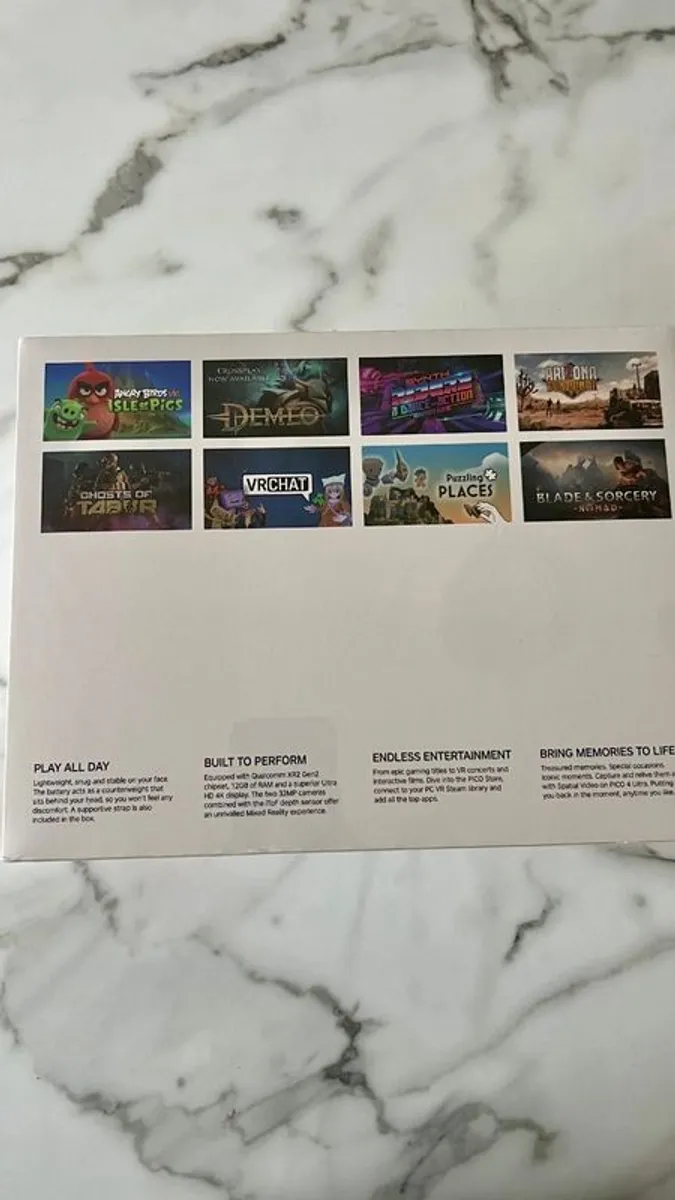 Brand New PICO 4 Ultra VR Headset 12GB RAM, 256GB Storage. Brand New, Wi-Fi 7, 4K Display - Image 4