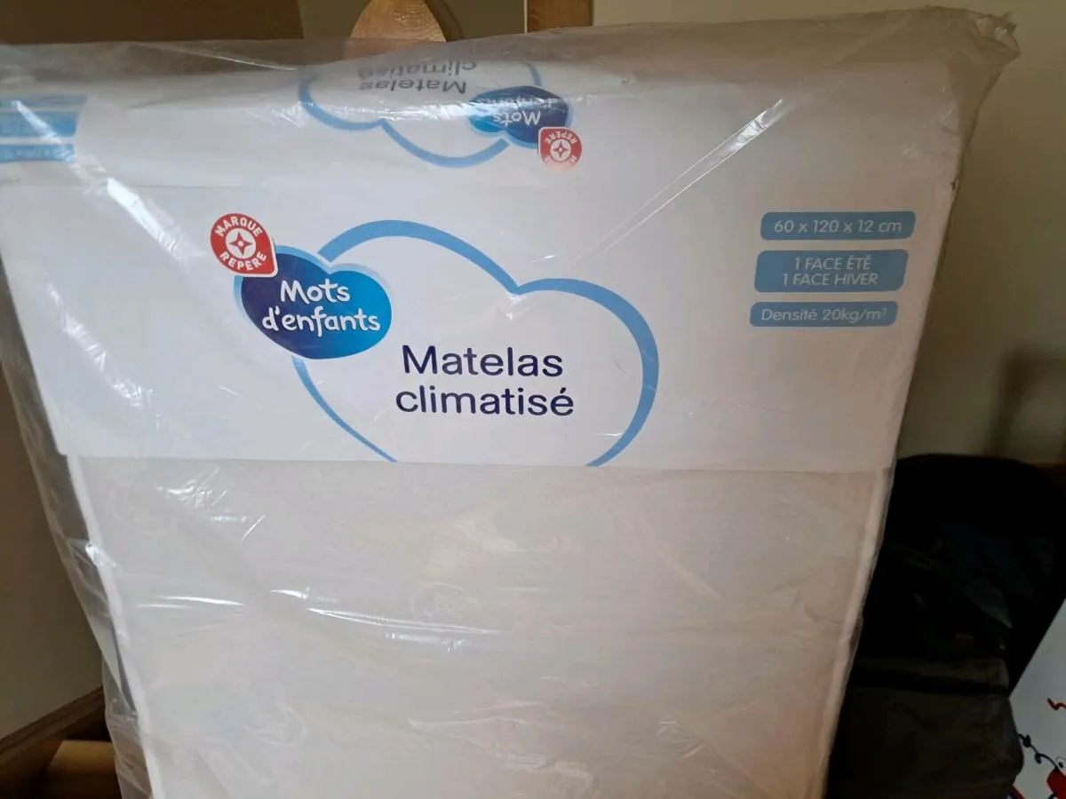 Cot matress -brand new - never used - Image 2
