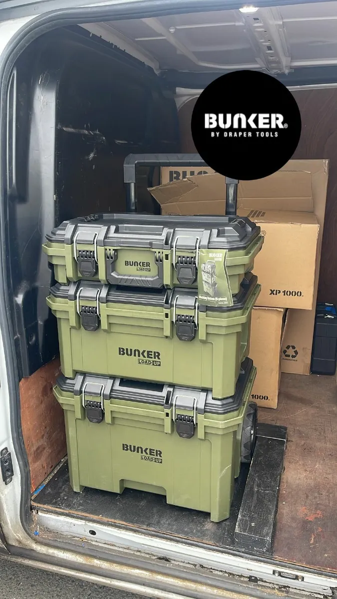 Bunker® 'LOAD-UP' 9 Piece Rolling Tool Storage - Image 1