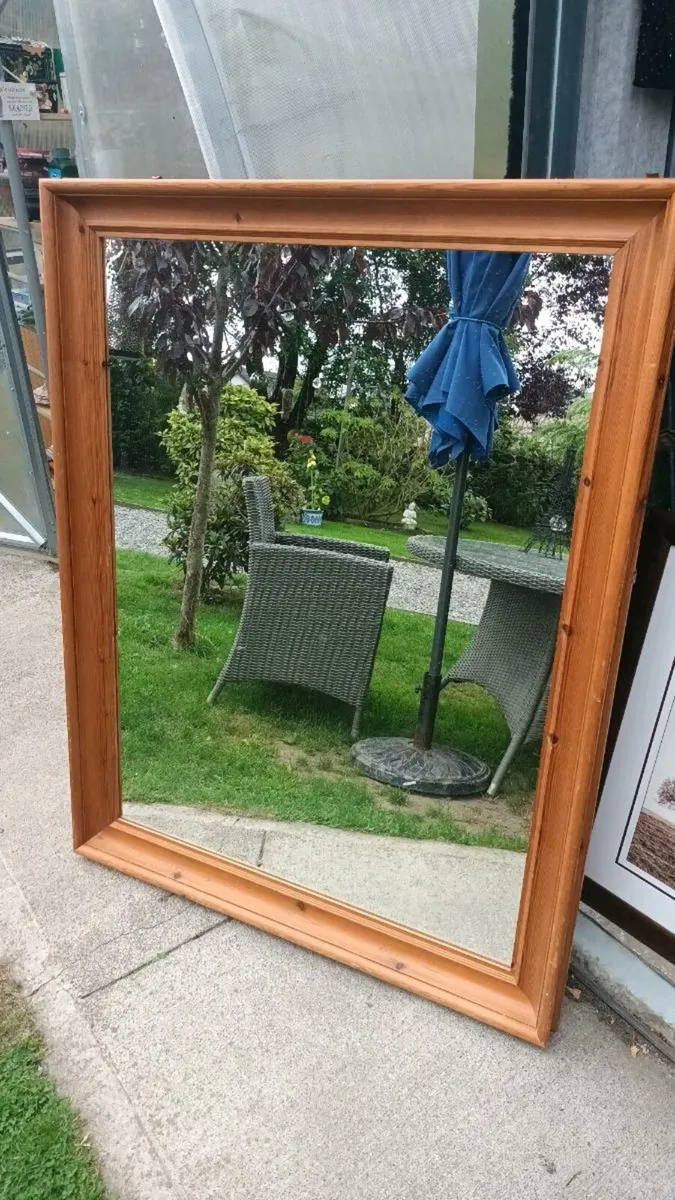 V large heavy mirror, D18 - Image 2