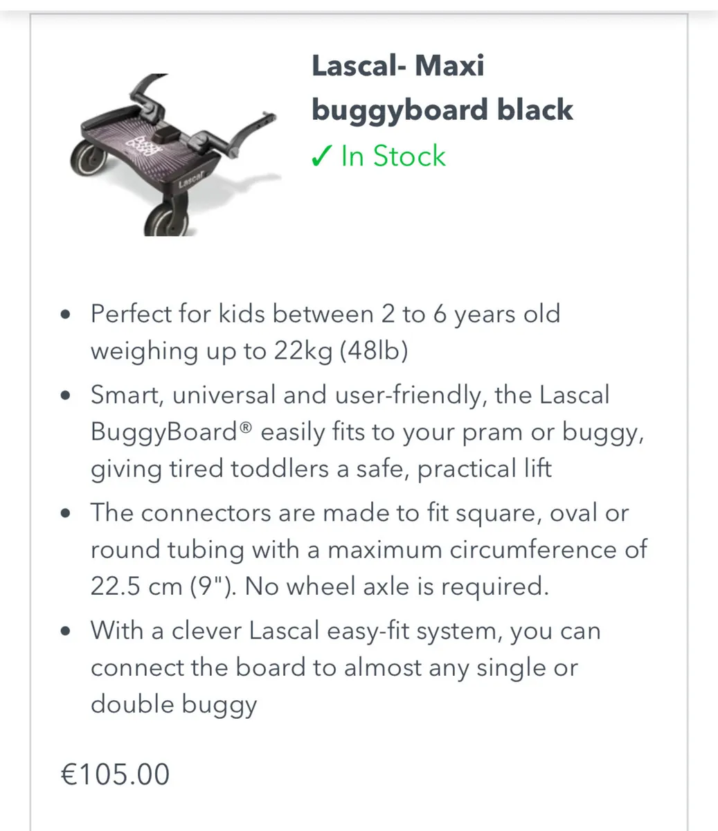 Maxi + Buggy Board - Image 2