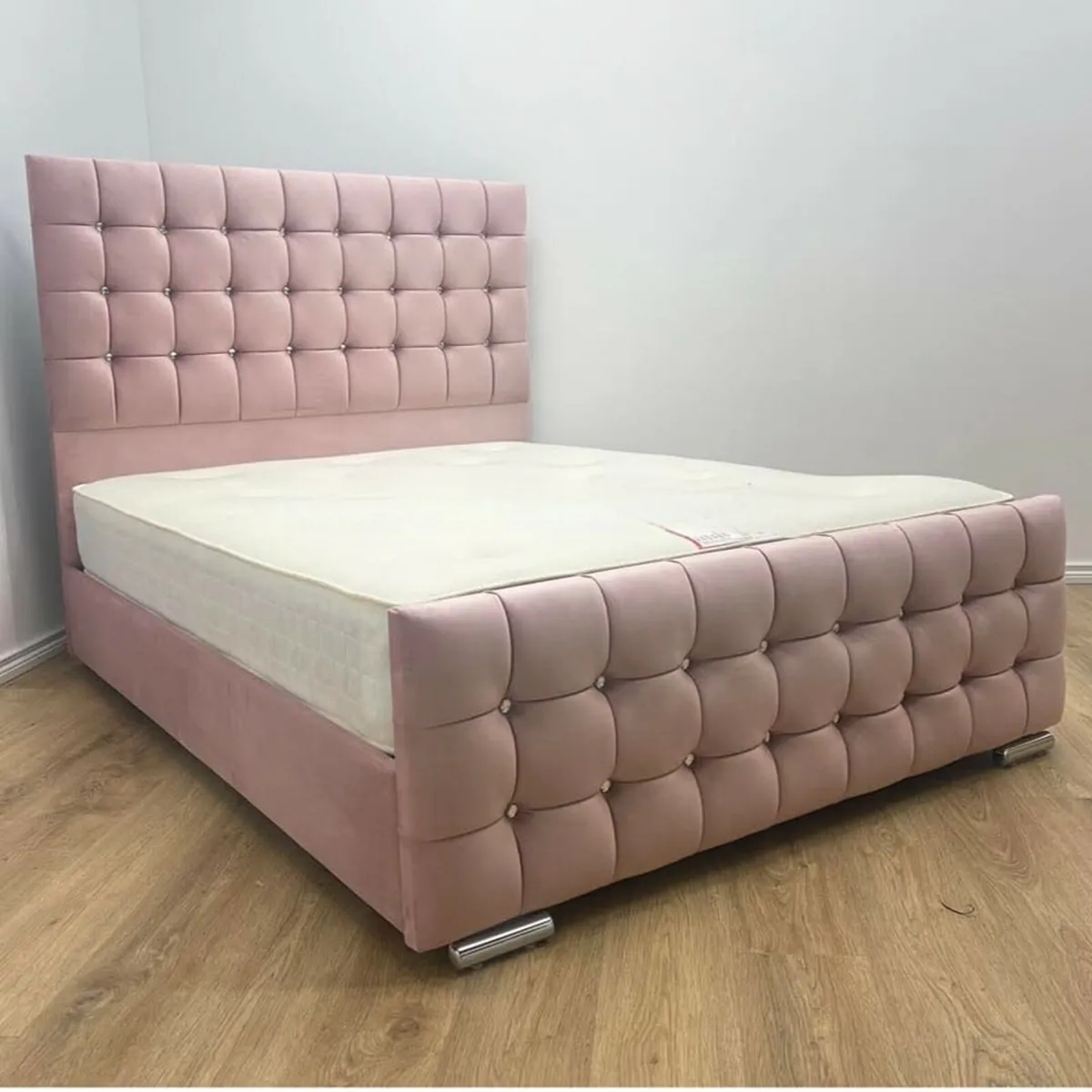 Double/King Size Bed Frame With Mattress - Image 3