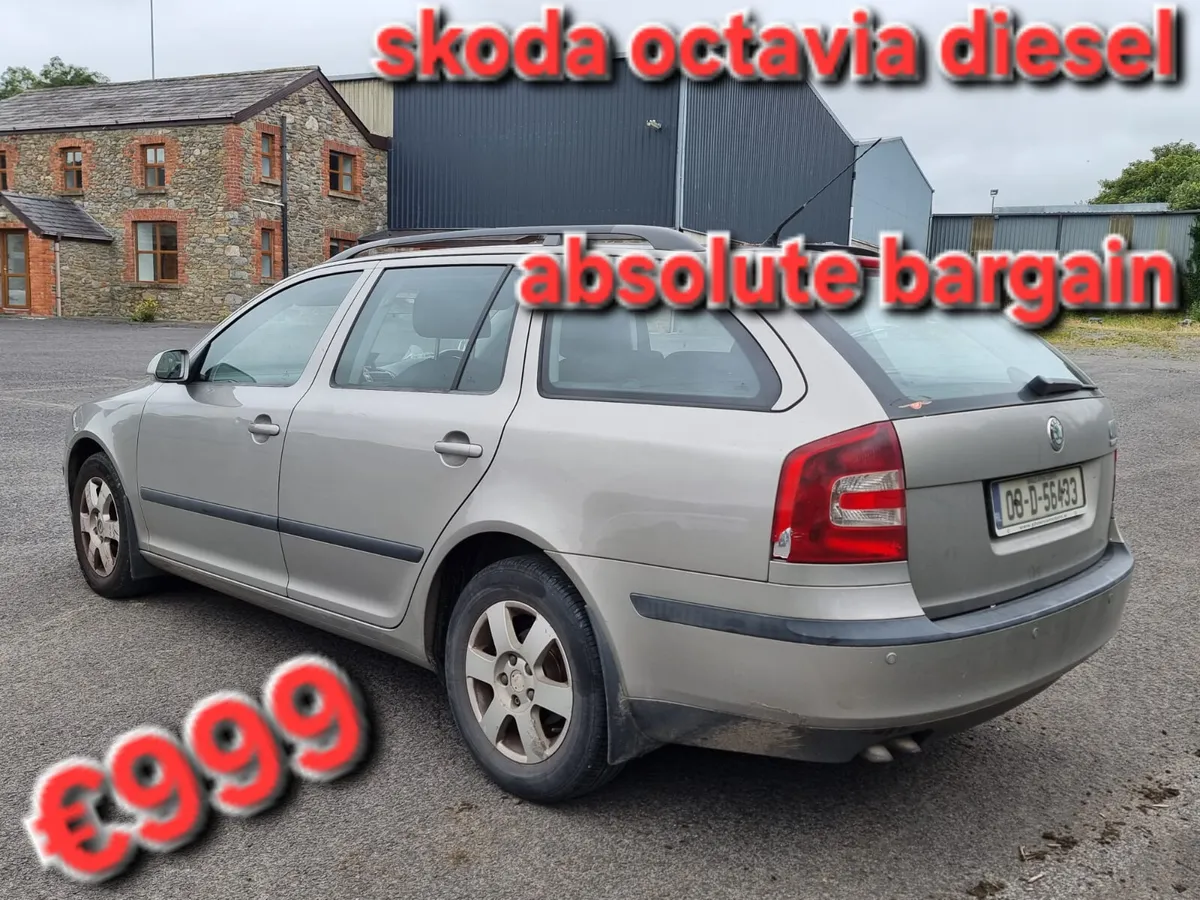 2008 SKODA OCTAVIA ESTATE DIESEL BARGAIN! €999 - Image 1