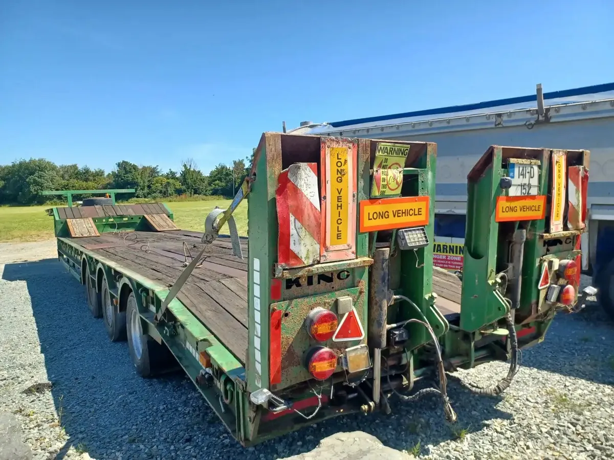 2000 King Tri Axle Trailer For Auction - Image 3