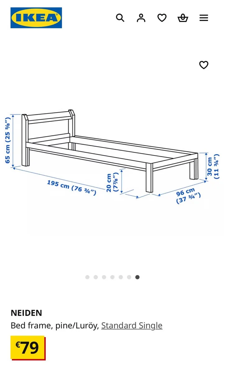 Single Bed Frame - Image 2