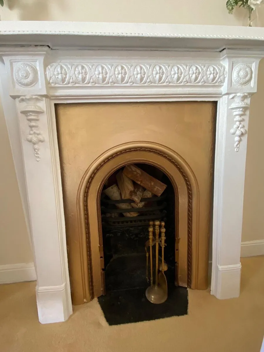 Cast iron fireplace surrounds
