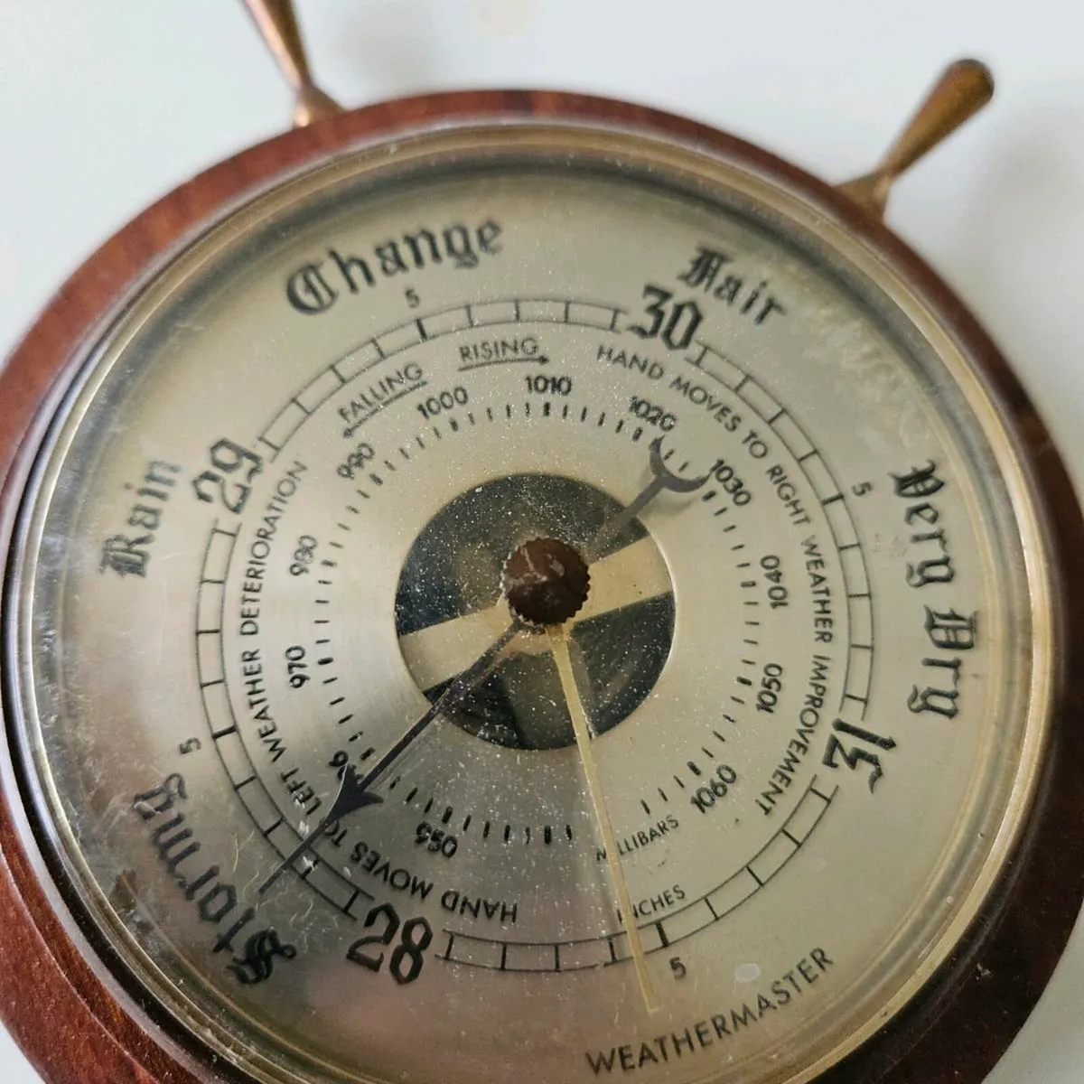 Ships wheel barometer - Image 3