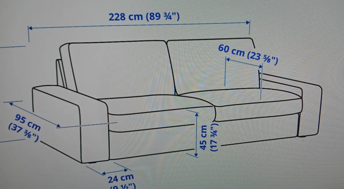 KIVIK 3 seater couch - Image 2