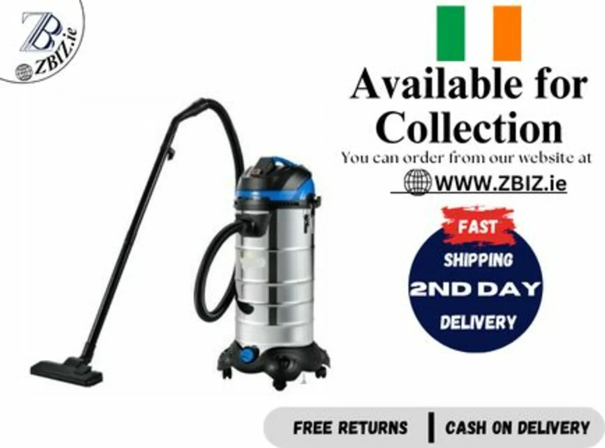 Wet Dry Dust Extractor Vacuum Industrial 40L - Image 1